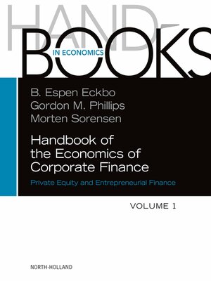 cover image of Handbook of the Economics of Corporate Finance